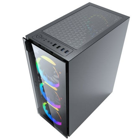 Case computer desktop ATX GEMBIRD CCC-FC-1500RGB Nero