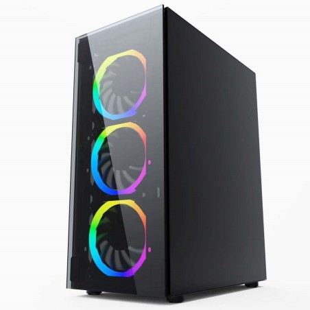 Case computer desktop ATX GEMBIRD CCC-FC-1500RGB Nero