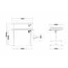 Scrivania Huzaro HZ-Hero 7.9 White Bianco