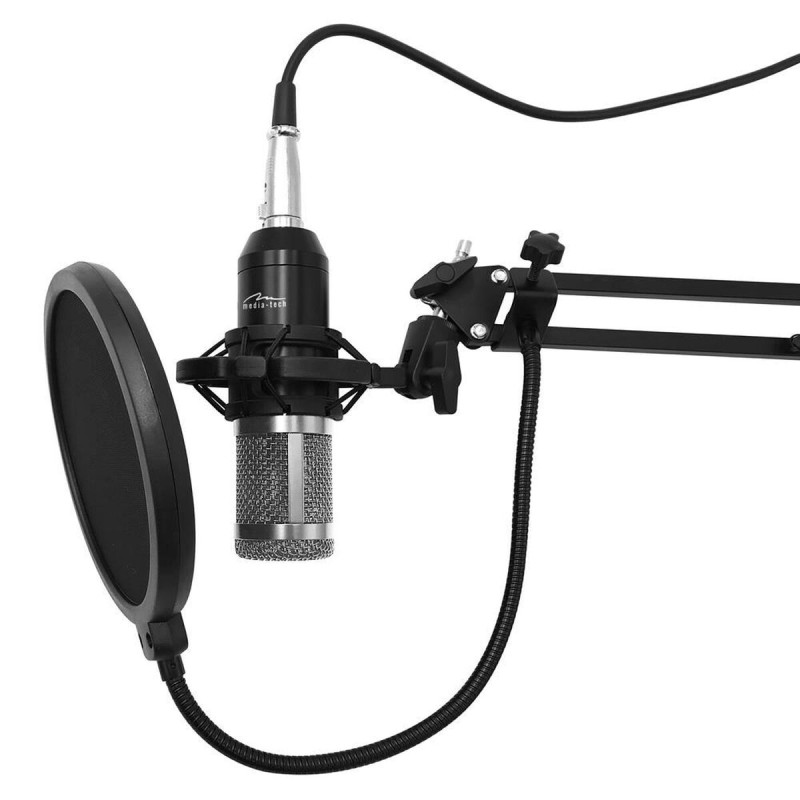 Microfono Media Tech MT397S Nero Microfono Media Tech MT397S Nero