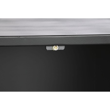 Cassettiera Home ESPRIT Nero Metallo Loft 75 x 45 x 80 cm