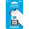 Scheda Di Memoria Micro SD con Adattatore Kioxia Exceria 64 GB UHS-I Classe 10 Azzurro