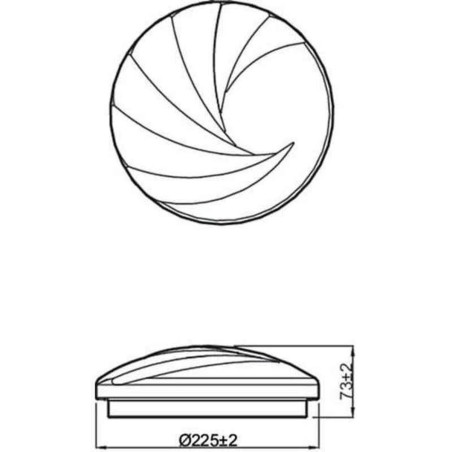 Lampadario Philips Shell Ø 25 cm Bianco 10 W Metallo/Plastica (4000 K)