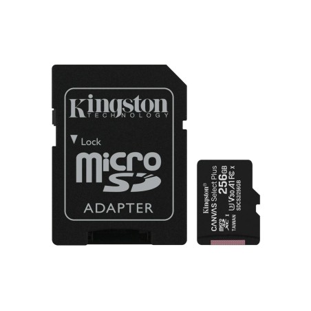 Scheda Di Memoria Micro SD con Adattatore Kingston Canvas Select Plus 256 GB