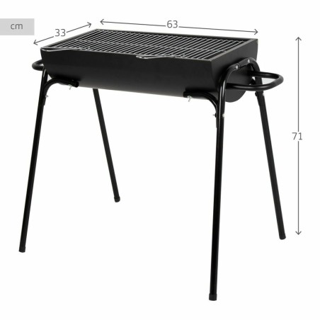 Barbecue a Carbone con Gambe Aktive 91 x 33 x 71 cm