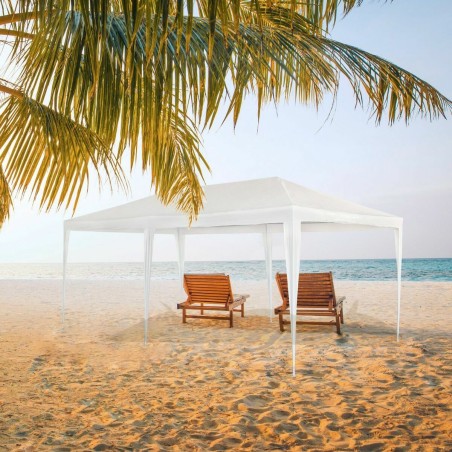 Gazebo Aktive Bianco 300 x 600 cm Metallo Plastica