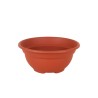 Vaso Dem Greentime Rotonda Ciotola Marrone ø 20 x 9 cm (12 Unità)