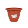 Vaso Dem Squares Rotonda Marrone 25 x 25 x 19 cm (6 Unità)