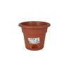 Vaso con Piatto Dem Greentime Marrone 20 x 20 x 16 cm (12 Unità)
