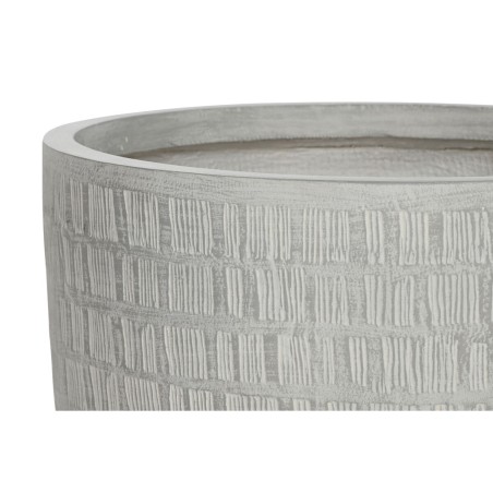 Vaso Home ESPRIT Grigio Magnesio 44 x 44 x 43 cm (4 Unità)