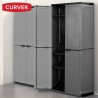 Armadio Curver Grigio scuro Plastica 68 x 166 x 39 cm