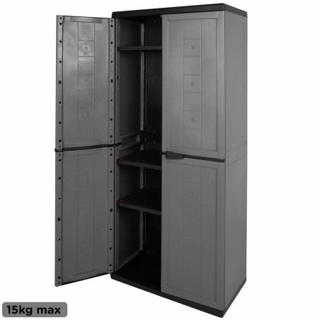 Armadio Curver Grigio scuro Plastica 68 x 166 x 39 cm