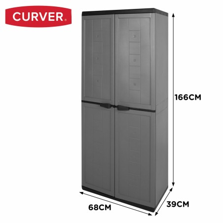 Armadio Curver Grigio scuro Plastica 68 x 166 x 39 cm