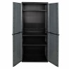 Armadio Curver Grigio scuro Plastica 68 x 166 x 39 cm