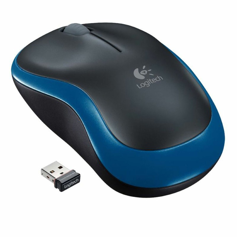Mouse Ottico Mouse Ottico Logitech LGT-M185B Azzurro Mouse Ottico Mouse Ottico Logitech LGT-M185B Azzurro