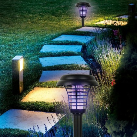 Picchetto solare da giardino Aktive polipropilene 14 x 42 x 14 cm (4 Unità)