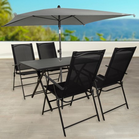 Ombrellone Aktive Grigio 175 x 240 x 175 cm