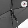 Ombrellone Aktive Grigio 175 x 240 x 175 cm