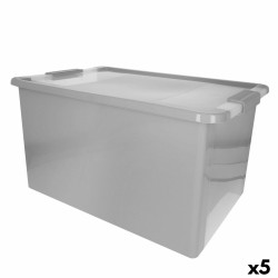 Scatola portaoggetti Curver Grigio Plastica 40 L 55 x 28 x 35 cm (5 Unità)