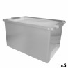 Scatola portaoggetti Curver Grigio Plastica 40 L 55 x 28 x 35 cm (5 Unità)