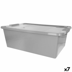 Scatola portaoggetti Curver Grigio Plastica 26 L 55 x 19 x 35 cm (7 Unità)