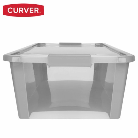 Scatola portaoggetti Curver Grigio Plastica 26 L 55 x 19 x 35 cm (7 Unità)