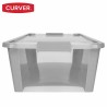 Scatola portaoggetti Curver Grigio Plastica 26 L 55 x 19 x 35 cm (7 Unità)
