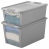 Scatola portaoggetti Curver Grigio Plastica 26 L 55 x 19 x 35 cm (7 Unità)