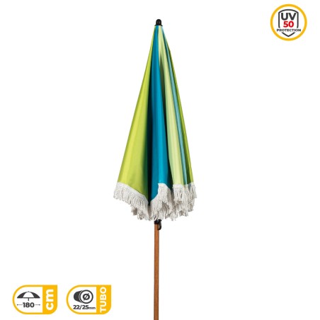 Ombrellone Aktive Multicolore 180 x 187 x 180 cm (4 Unità)