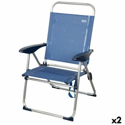 Sedia da Spiaggia Aktive 48 x 100 x 60 cm (2 Unità)