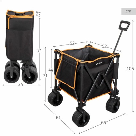 Carrello Multiuso Aktive Poliestere PVC Acciaio 52 x 105 x 52 cm