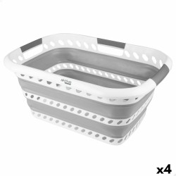 Cesta Pieghevole per i Panni Aktive polipropilene TPR 61 x 7,5 x 43 cm 61 x 28 x 43 cm (4 Unità)