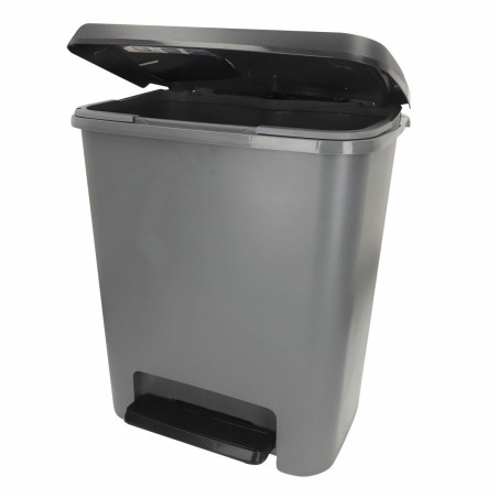 Secchio della spazzatura Curver Grigio scuro Plastica 25 L (5 Unità)