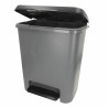 Secchio della spazzatura Curver Grigio scuro Plastica 25 L (5 Unità)