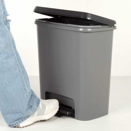 Secchio della spazzatura Curver Grigio scuro Plastica 25 L (5 Unità)