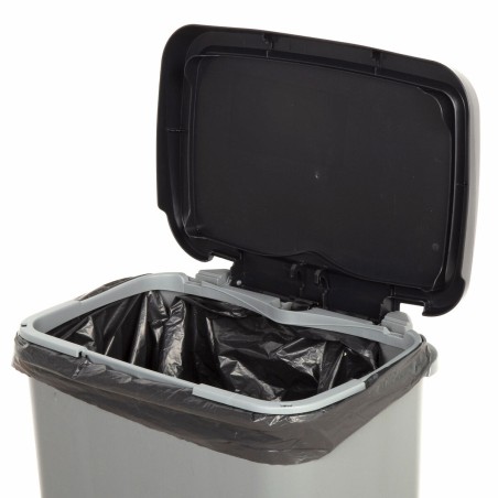 Secchio della spazzatura Curver Grigio scuro Plastica 25 L (5 Unità)