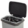 Secchio della spazzatura Curver Grigio scuro Plastica 25 L (5 Unità)