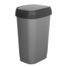 Secchio della spazzatura Curver Grigio scuro Plastica 50 L (6 Unità)