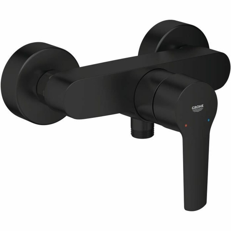 Rubinetto a comando unico per doccia Grohe Start Nero opaco Metallo Ottone Rubinetto a comando unico per doccia Grohe Start Nero opaco Metallo Ottone