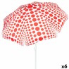 Ombrellone Aktive Rosso 200 x 205 x 200 cm (6 Unità)