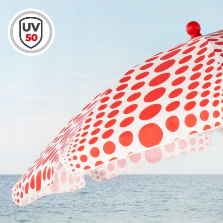 Ombrellone Aktive Rosso 200 x 205 x 200 cm (6 Unità)