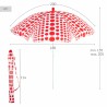 Ombrellone Aktive Rosso 200 x 205 x 200 cm (6 Unità)