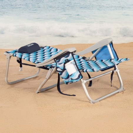 Sedia da Spiaggia Aktive 50 x 80 x 58 cm (2 Unità)