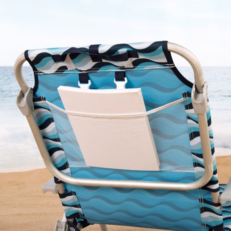Sedia da Spiaggia Aktive 50 x 80 x 58 cm (2 Unità)