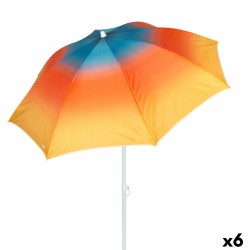 Ombrellone Aktive Multicolore 180 x 195 x 180 cm (6 Unità)