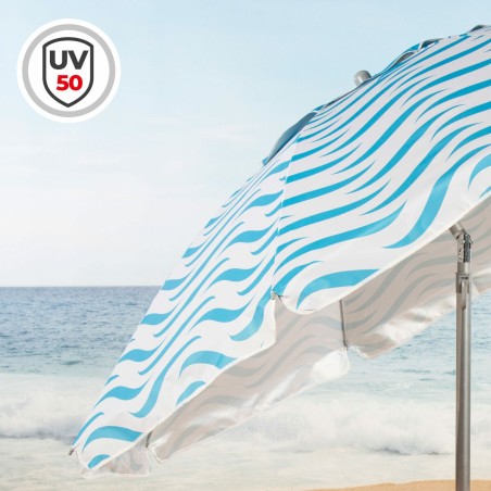 Ombrellone Aktive Azzurro Ø 220 cm 220 x 200 x 220 cm (6 Unità)