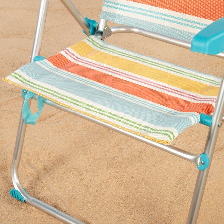 Sedia da Spiaggia Aktive 48 x 95 x 65 cm (4 Unità)