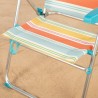 Sedia da Spiaggia Aktive 48 x 95 x 65 cm (4 Unità)