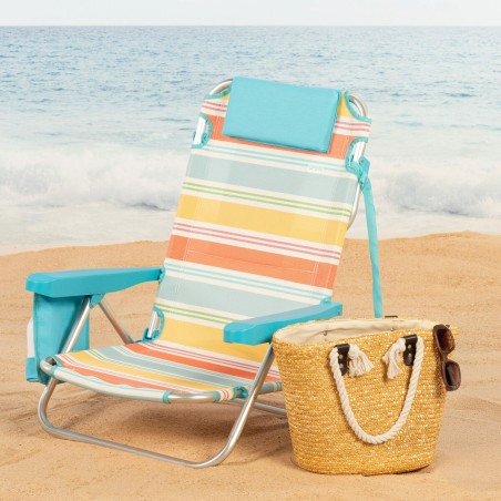 Sedia da Spiaggia Aktive 48 x 75 x 48 cm (2 Unità)