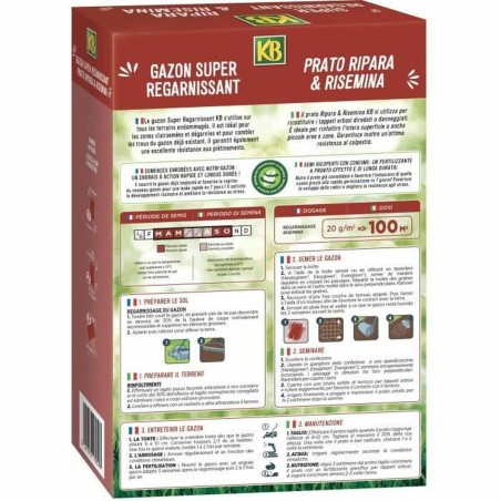 Semi KB Kregfac100 Prato Veloce 2 Kg 100 m²